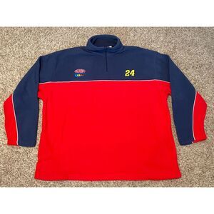 Jeff Gordon #24 Dupont Motorsports XXL NASCAR Fleece Pullover Jacket Racing